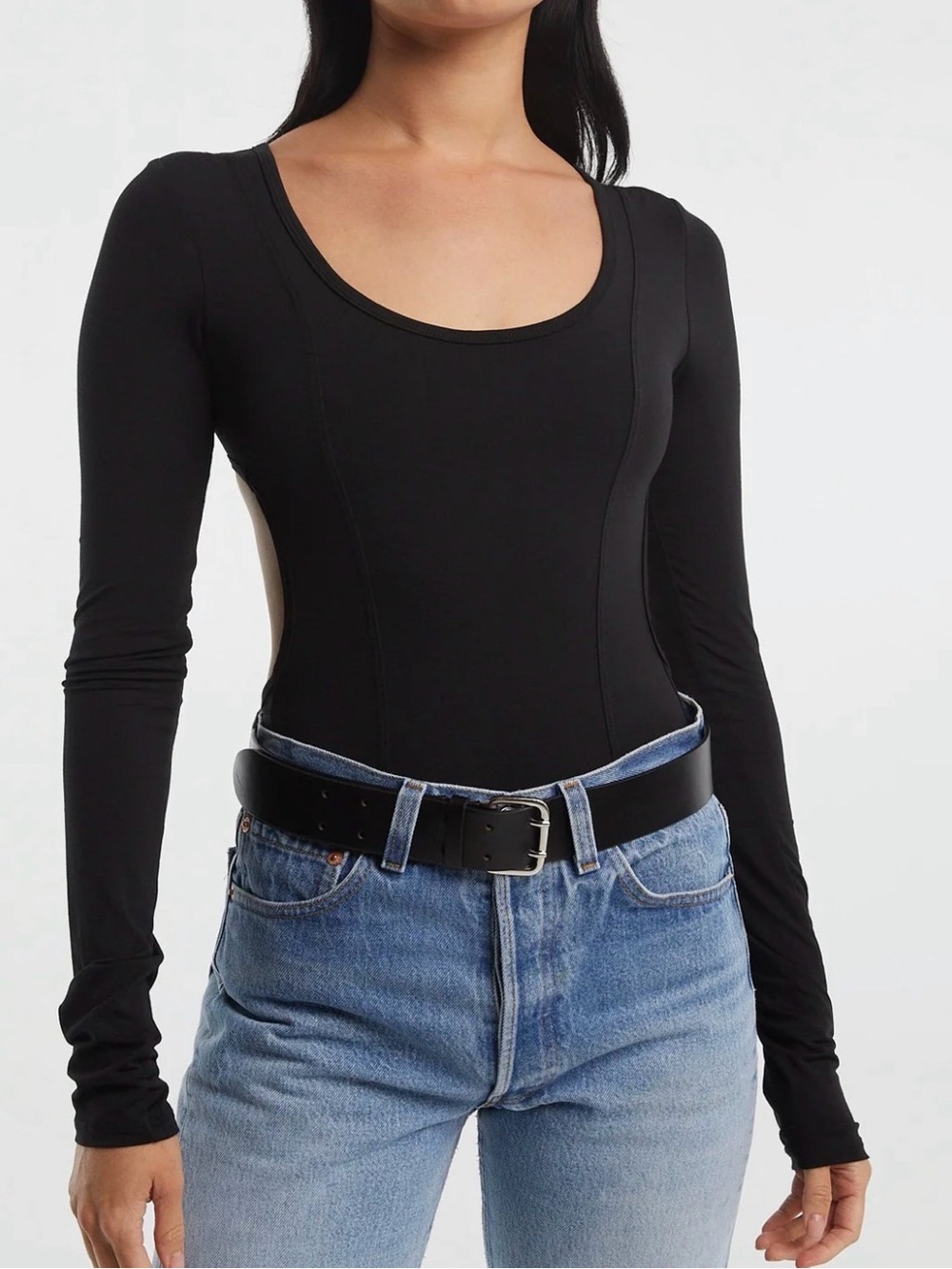 The Line by K Lana Long Sleeve
Black Cut-Out Bodysuit